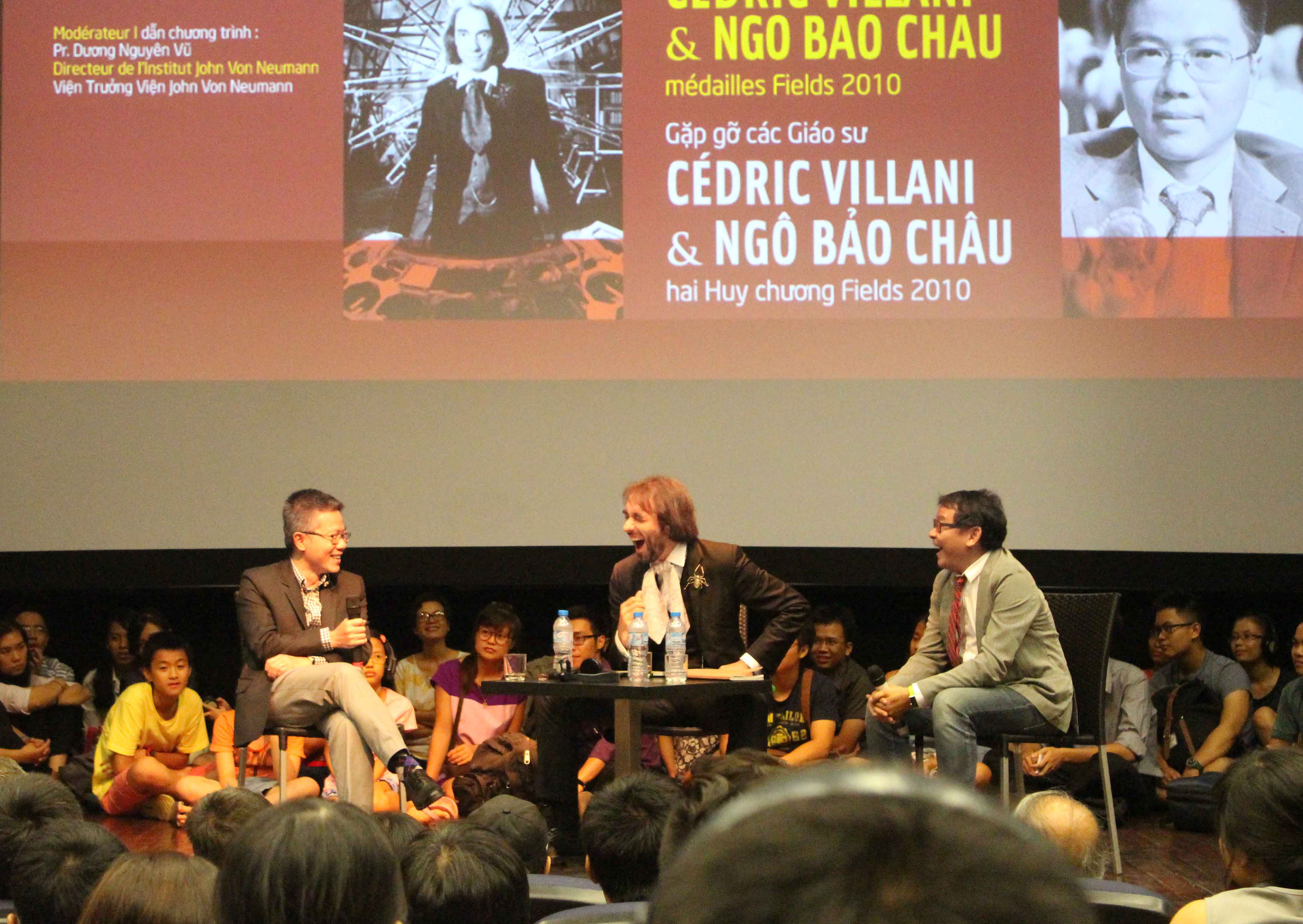 Ngo Bao Chau et Cédric Villani ou la passion des maths